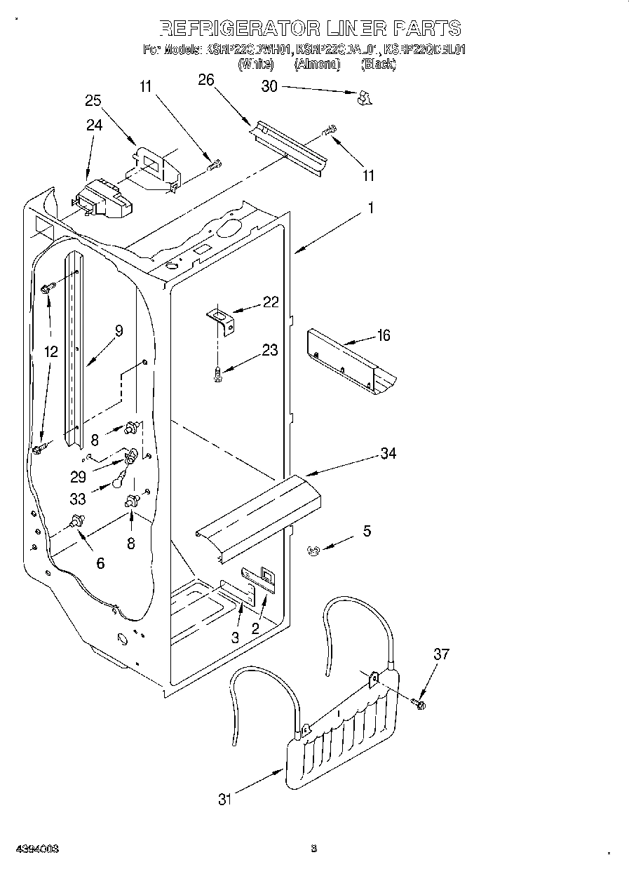 02 - REFRIGERATOR LINER