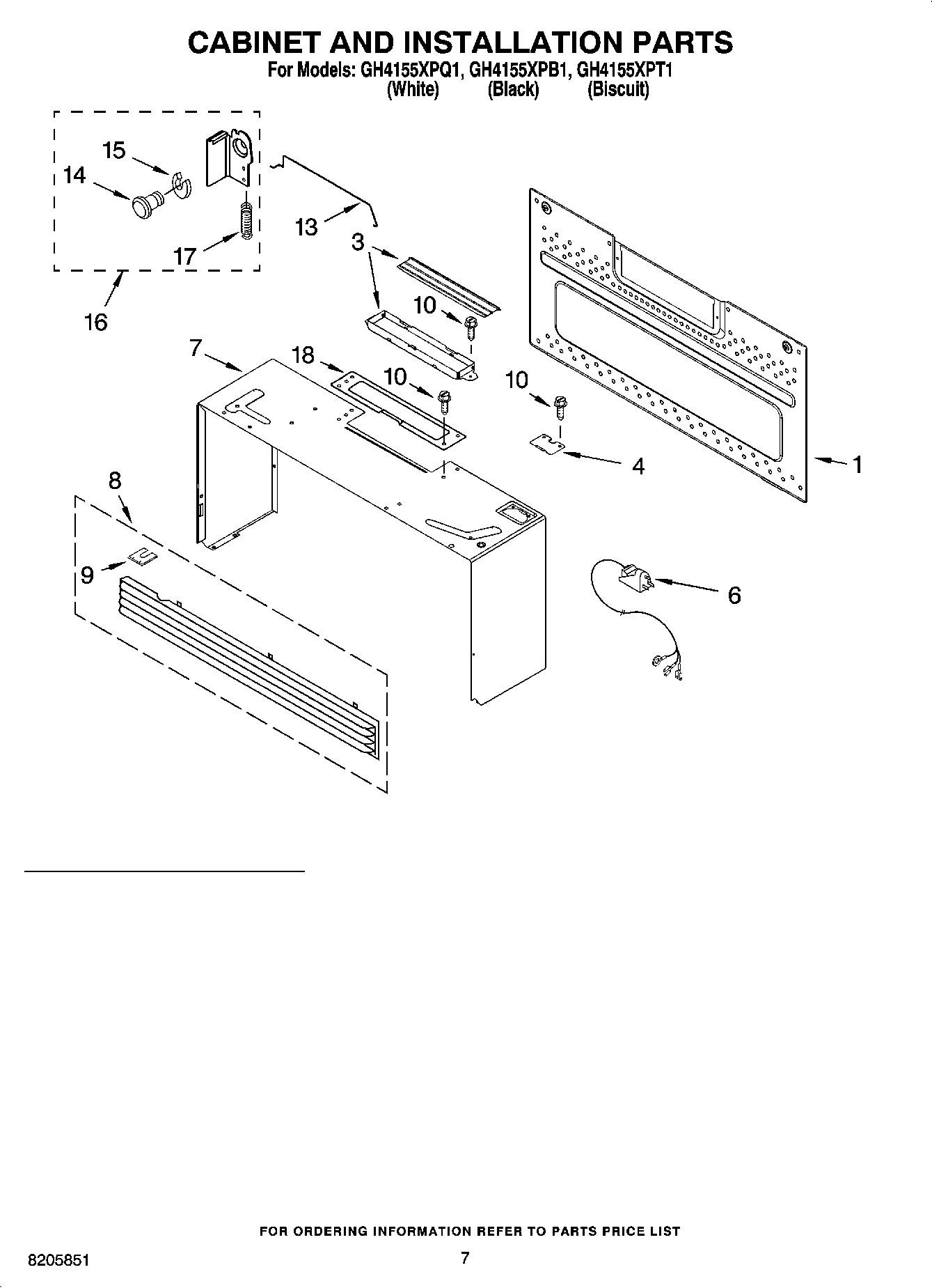 06 - CABINET AND INSTALLATION PARTS