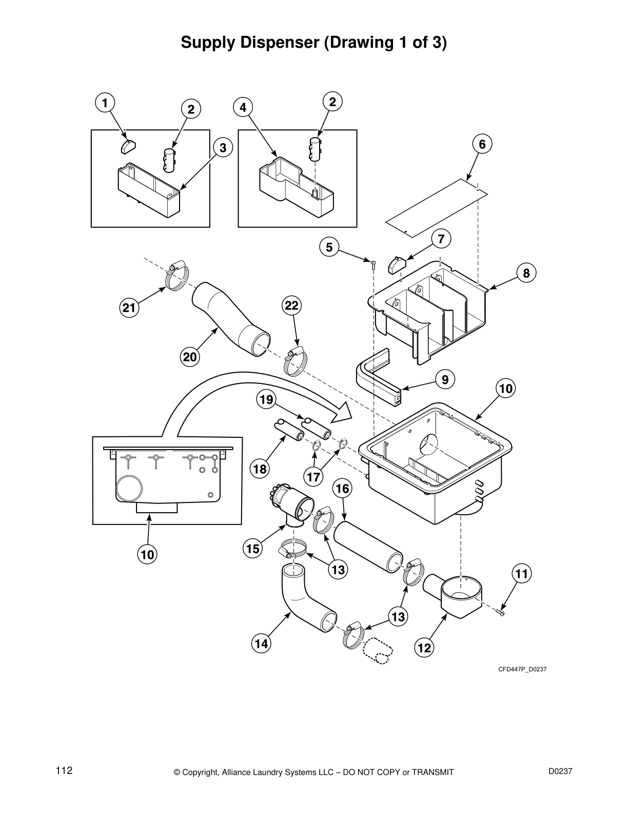 Supply Dispenser (Drawing 1 of 3)