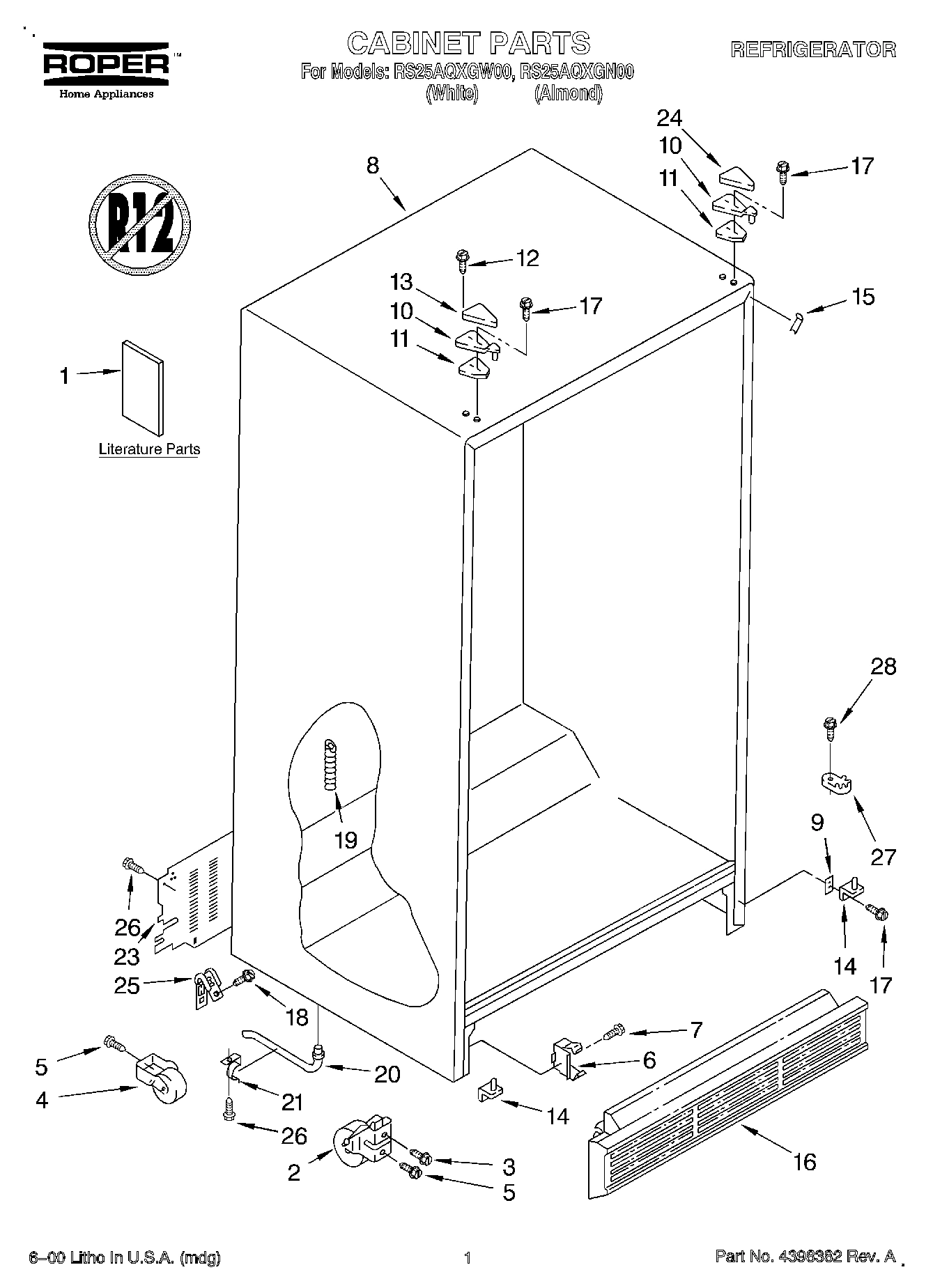 01 - CABINET, LITERATURE