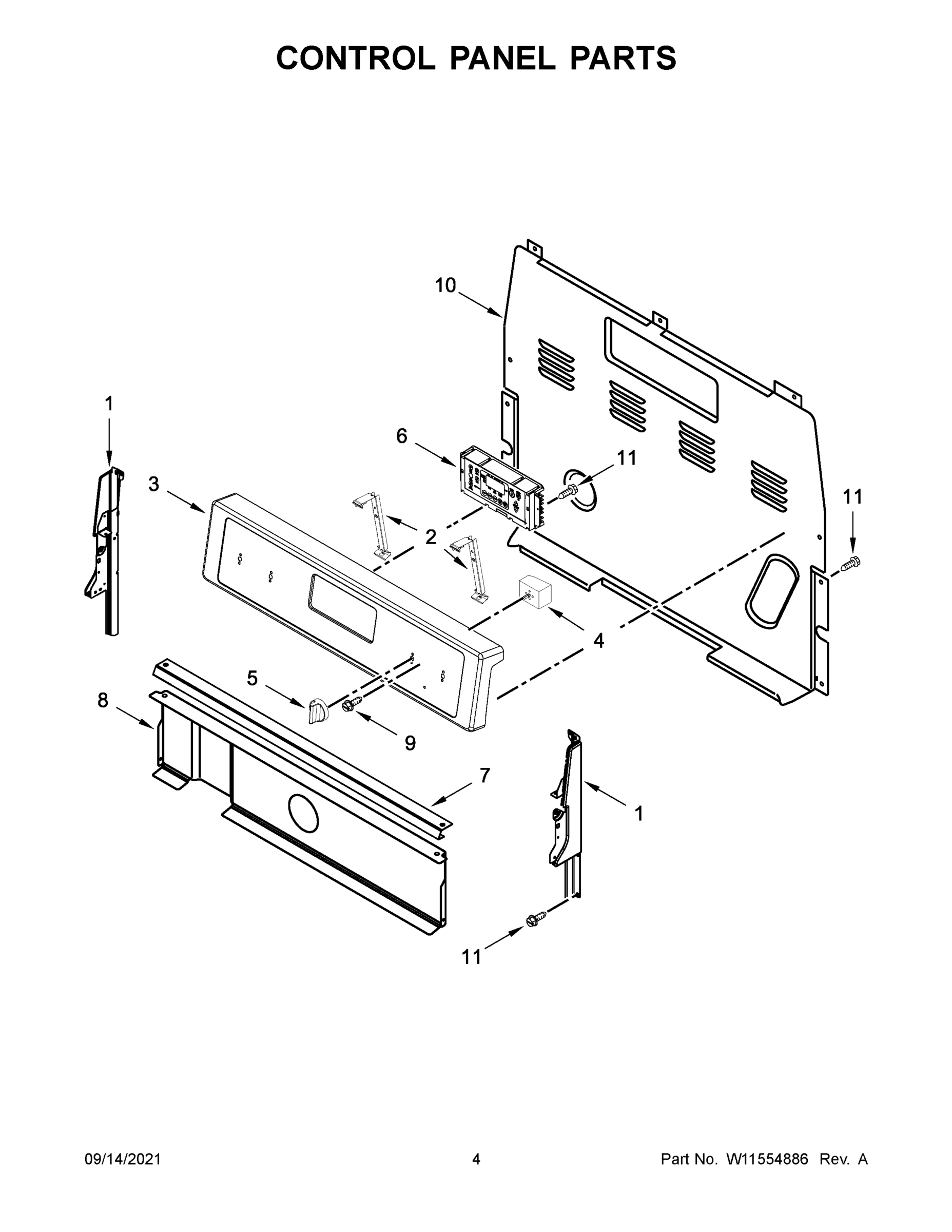 03 - CONTROL PANEL PARTS