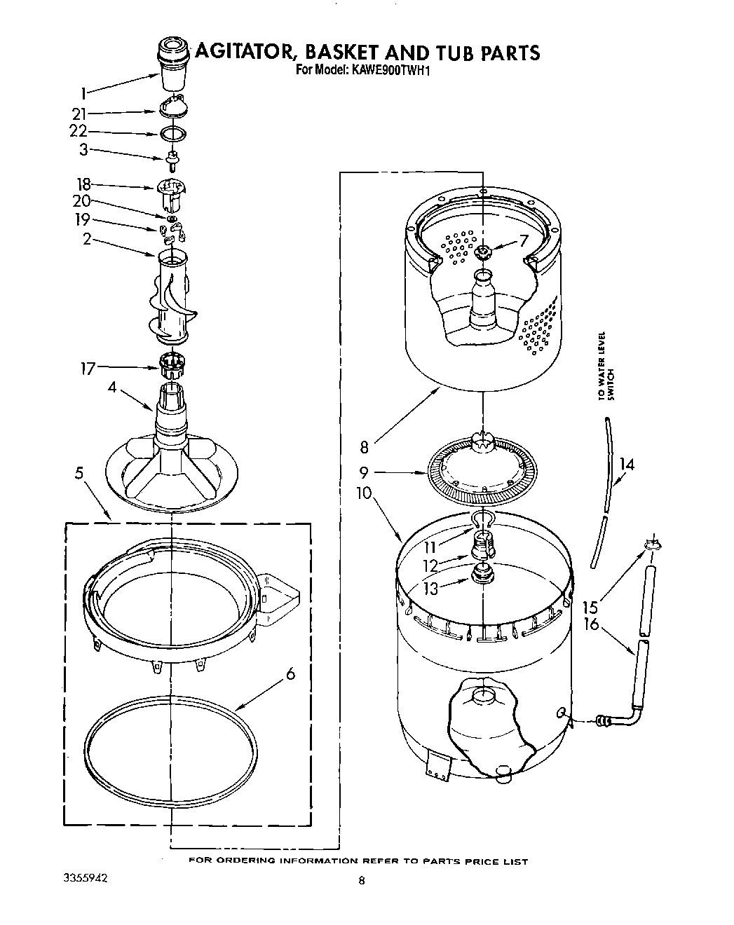 05 - AGITATOR, BASKET AND TUB