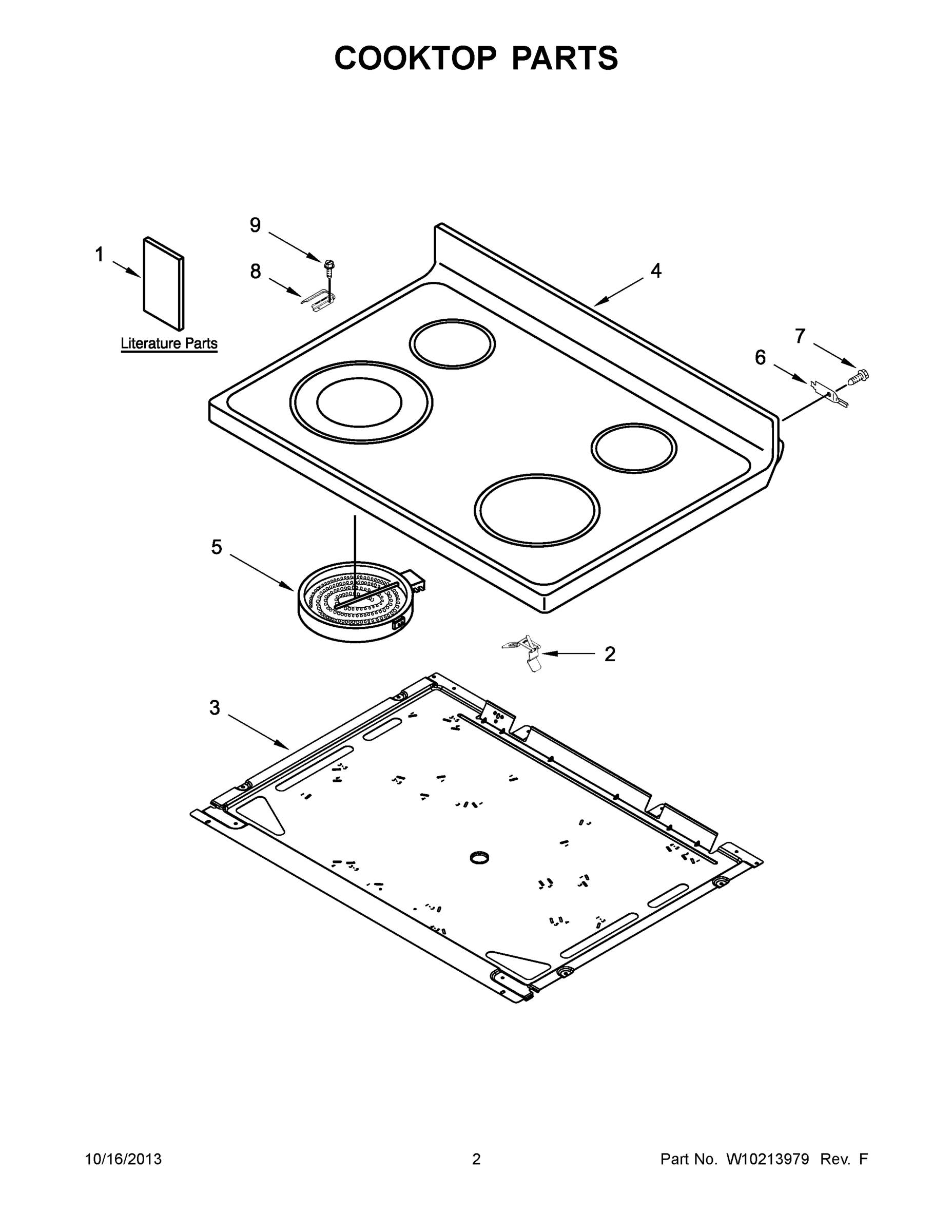 02 - COOKTOP PARTS