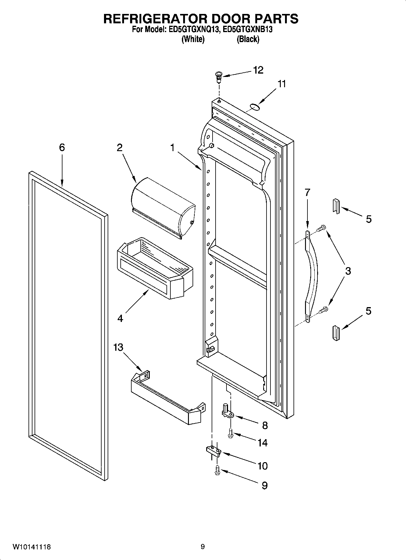 06 - REFRIGERATOR DOOR PARTS