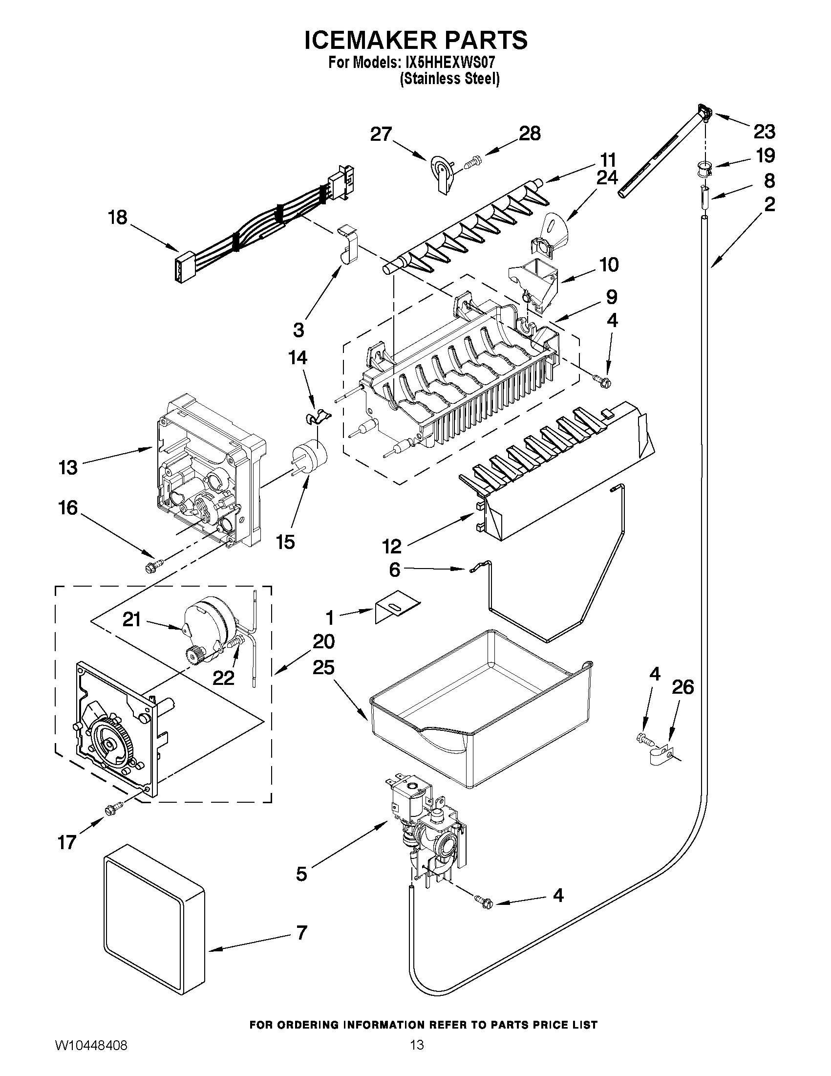 08 - ICEMAKER PARTS