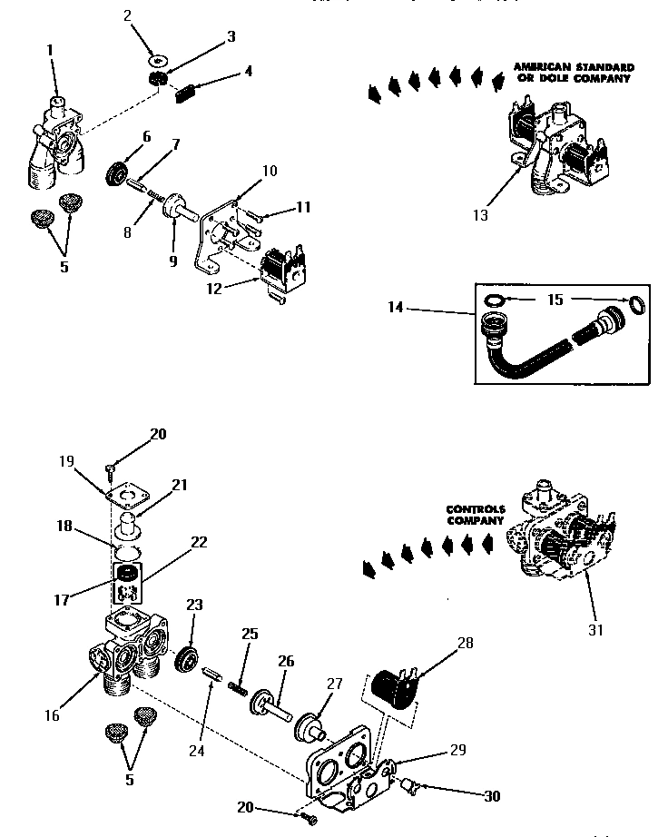 01 - 24596 AND 24597 MIXING VALVE ASSEMBLIES