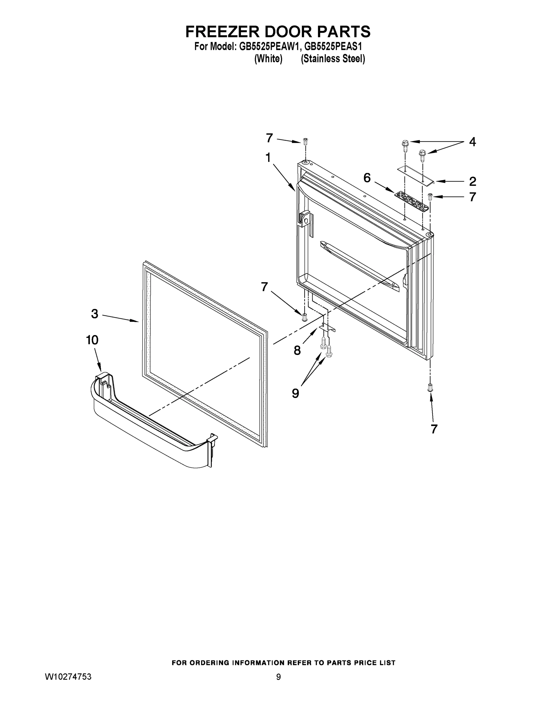 05 - FREEZER DOOR PARTS