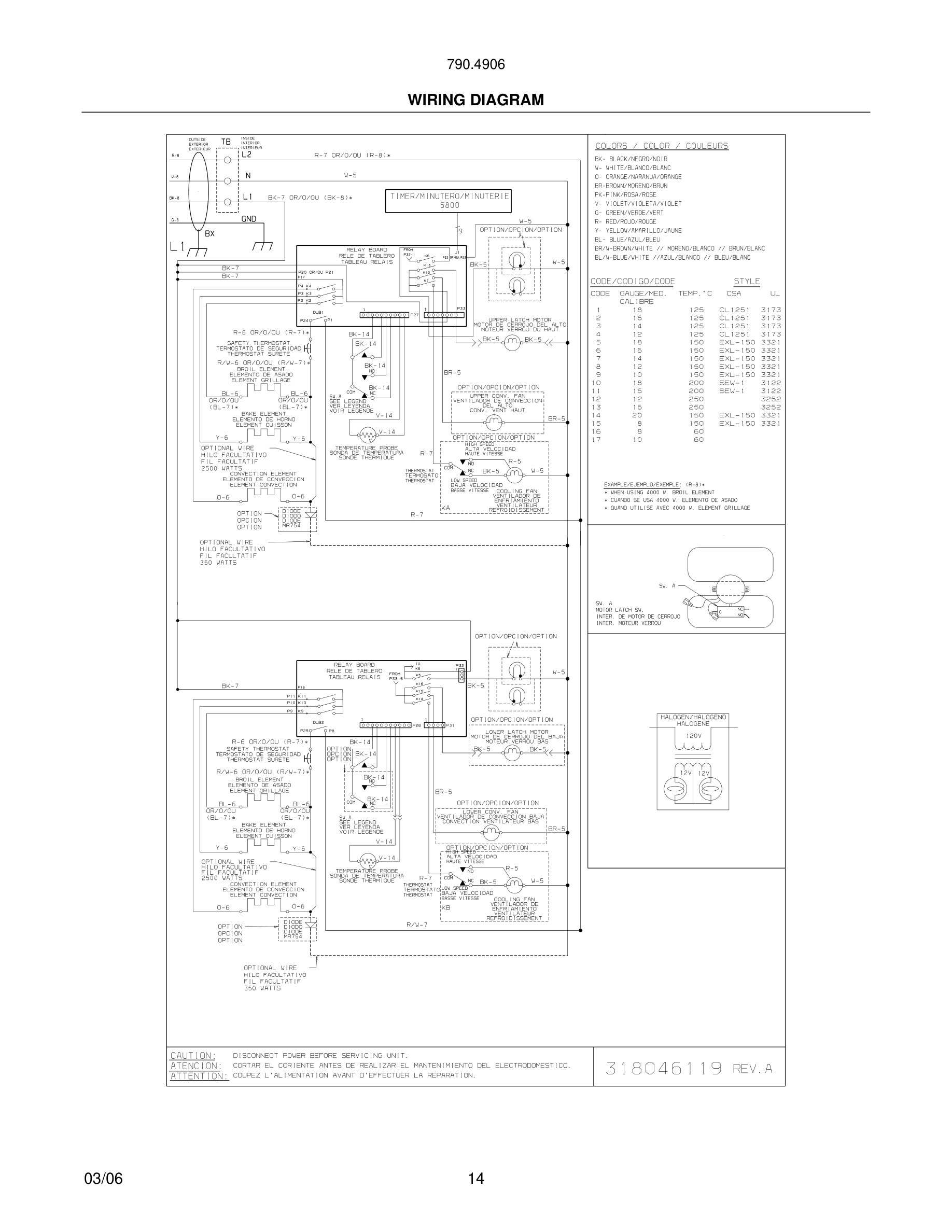 14 - WIRING DIAGRAM