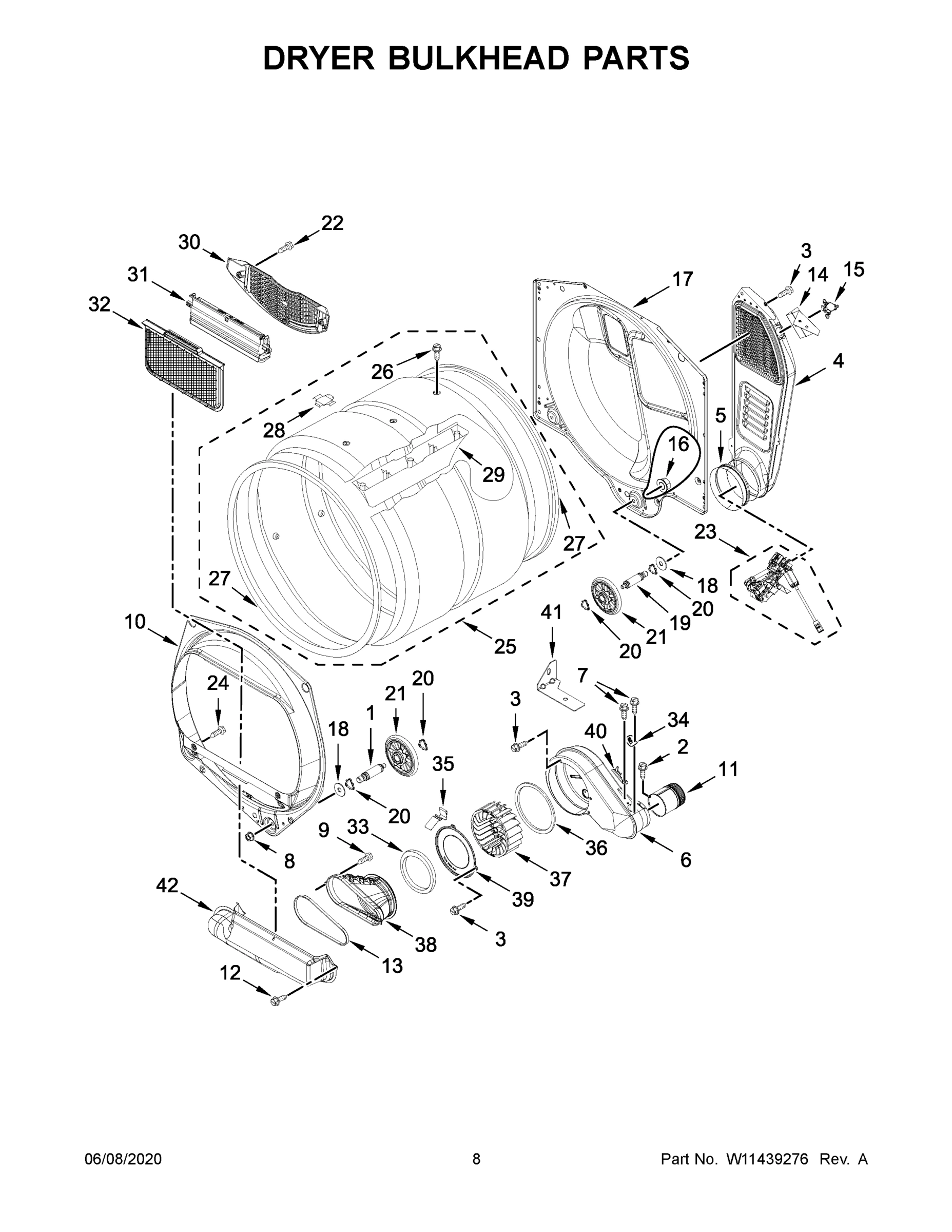 05 - DRYER BULKHEAD PARTS
