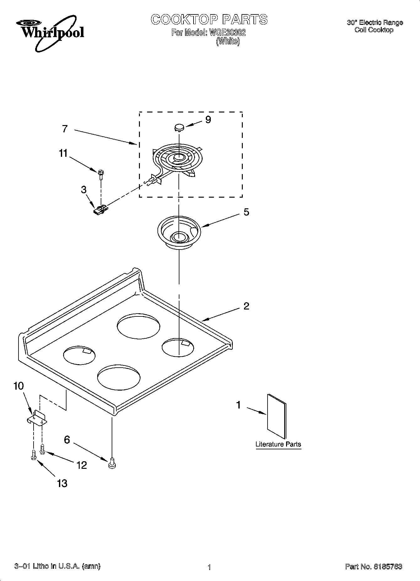 01 - COOKTOP PARTS