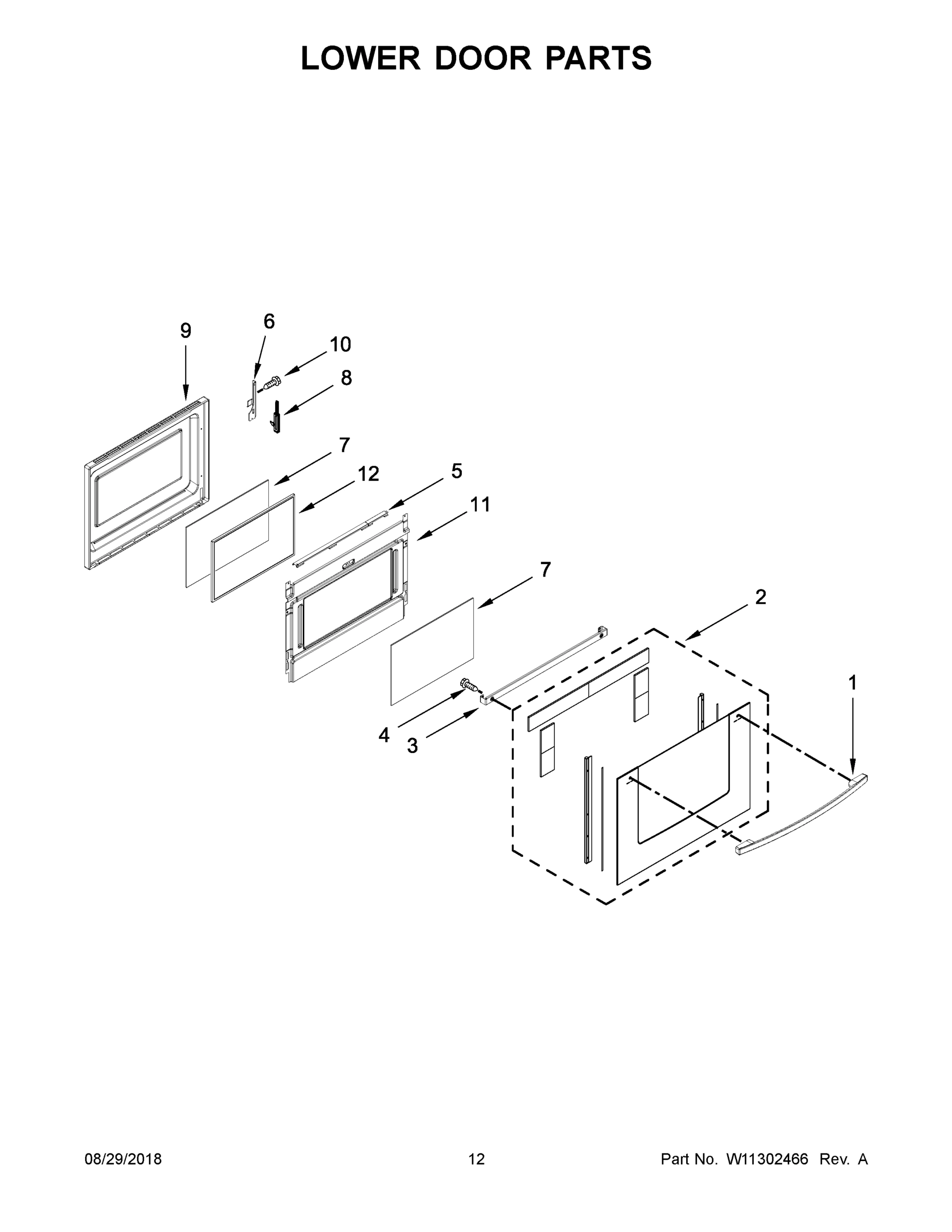 07 - LOWER DOOR PARTS