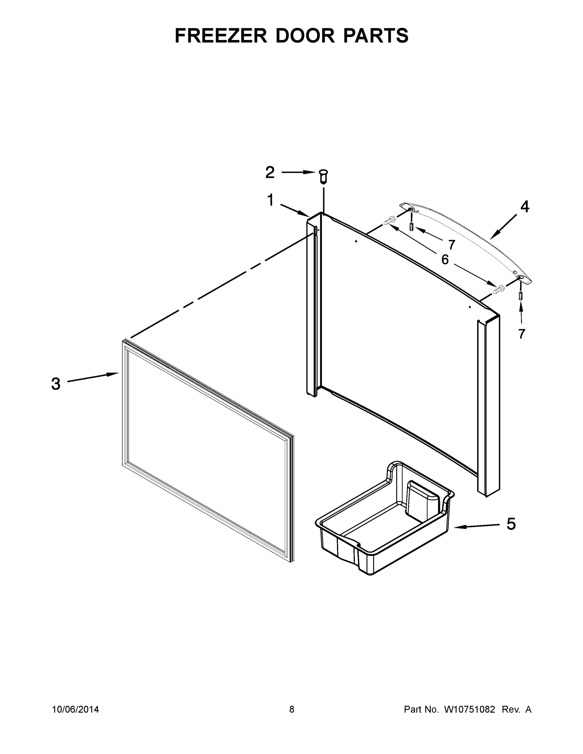 05 - FREEZER DOOR PARTS