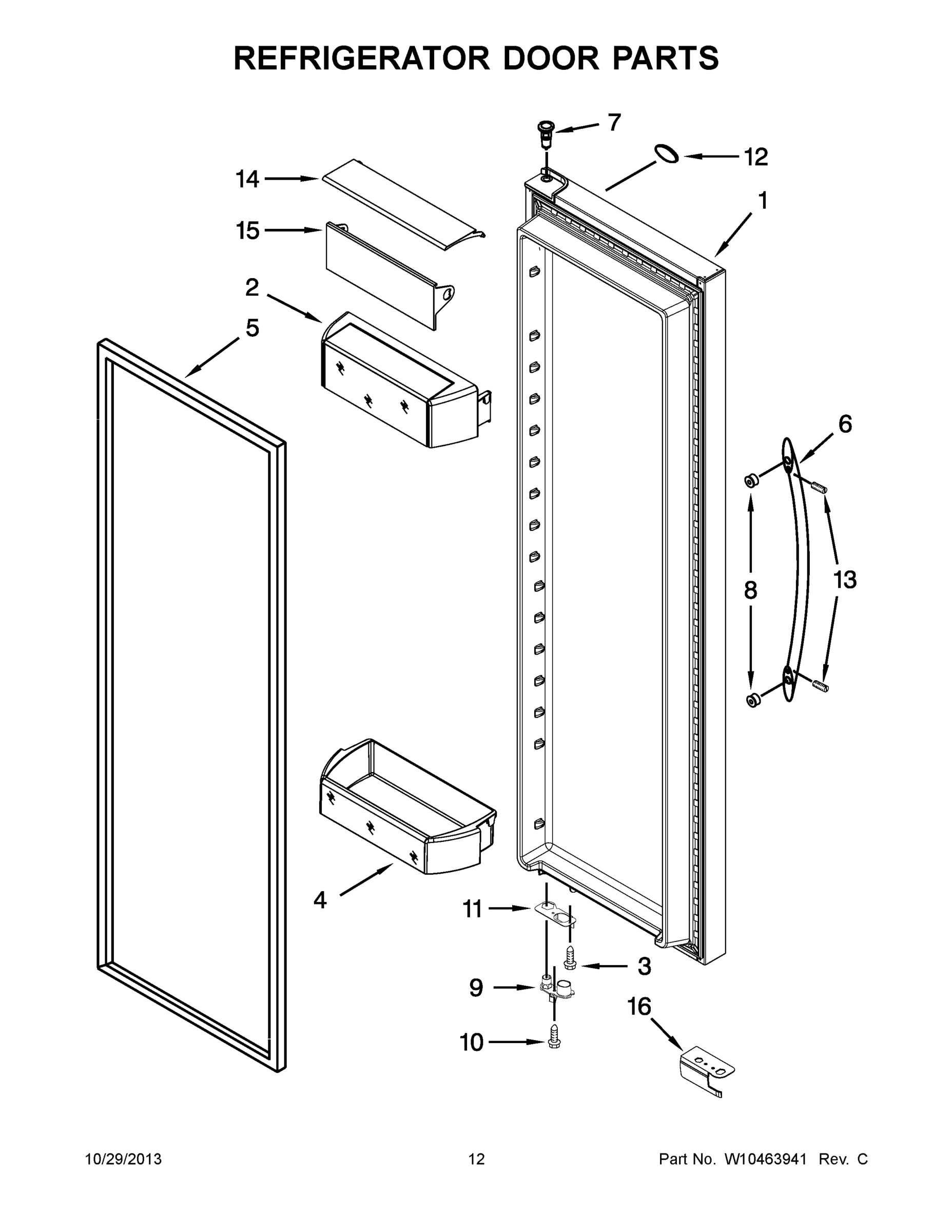 07 - REFRIGERATOR DOOR PARTS