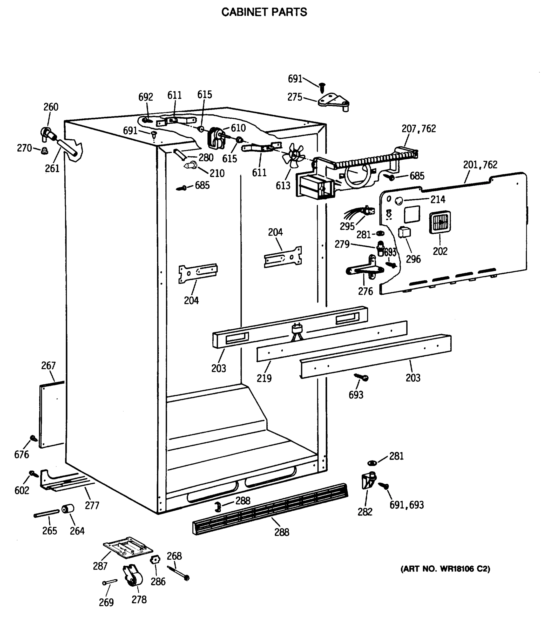 CABINET PARTS