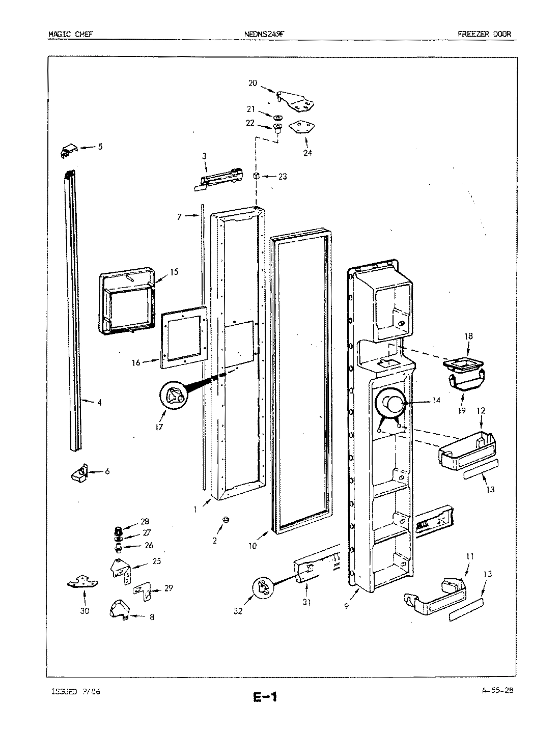 02 - FREEZER DOOR