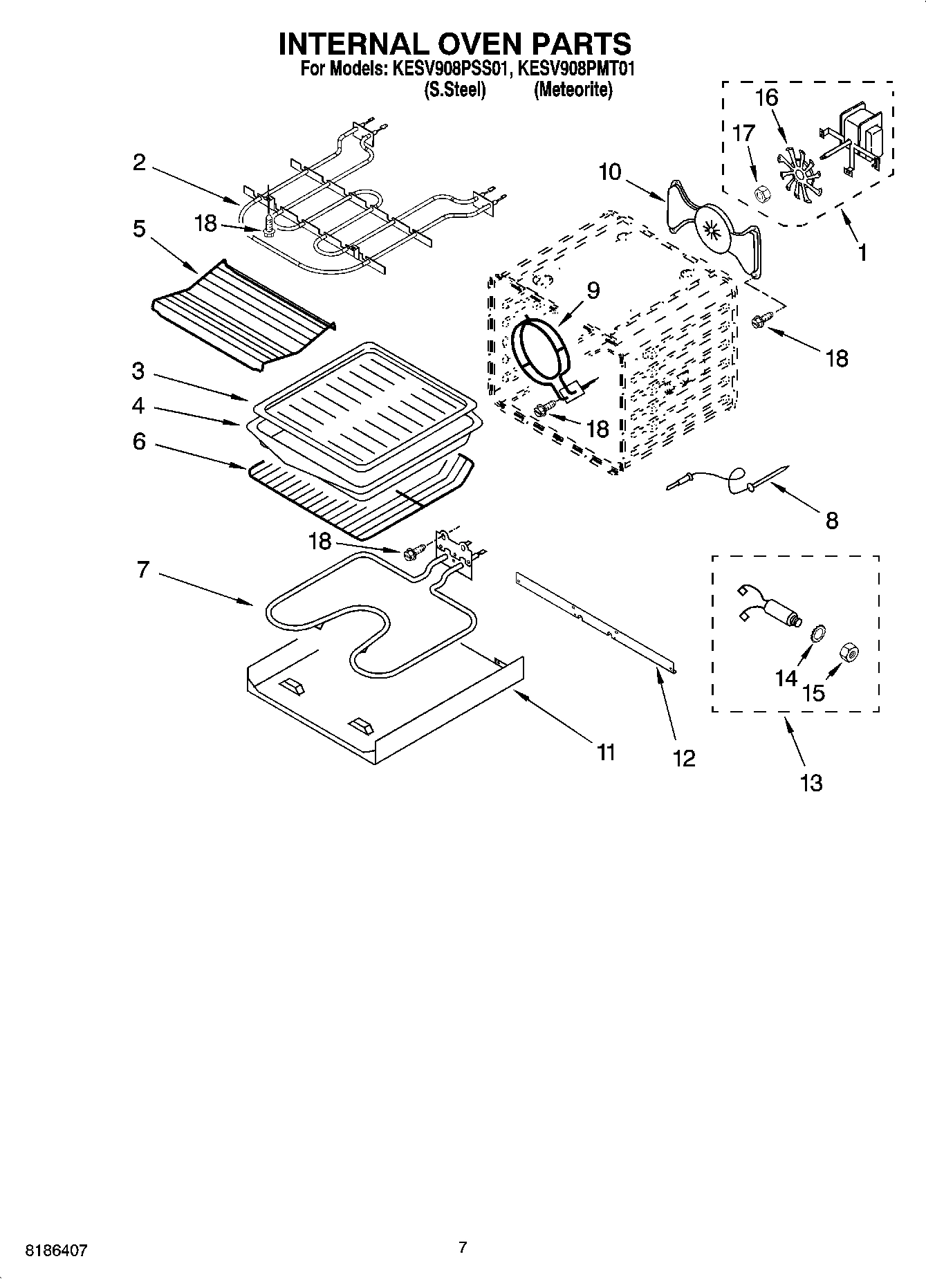05 - INTERNAL OVEN PARTS