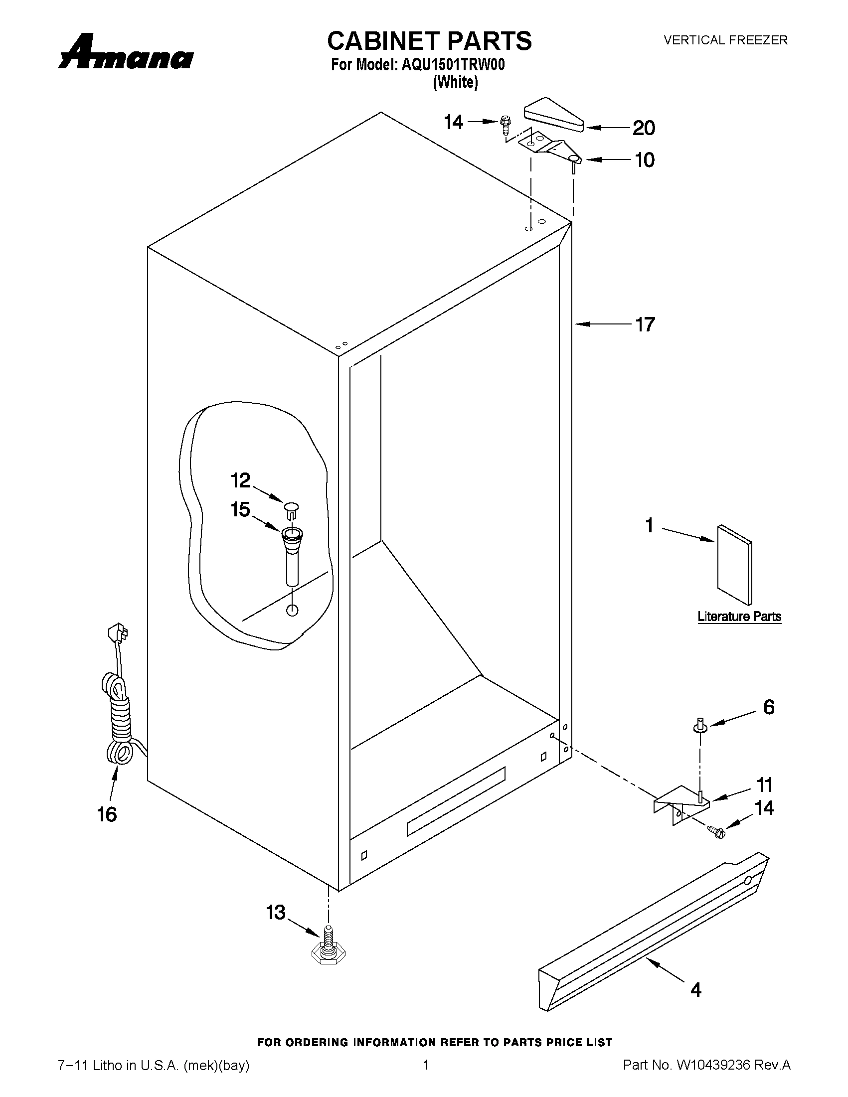 01 - CABINET PARTS