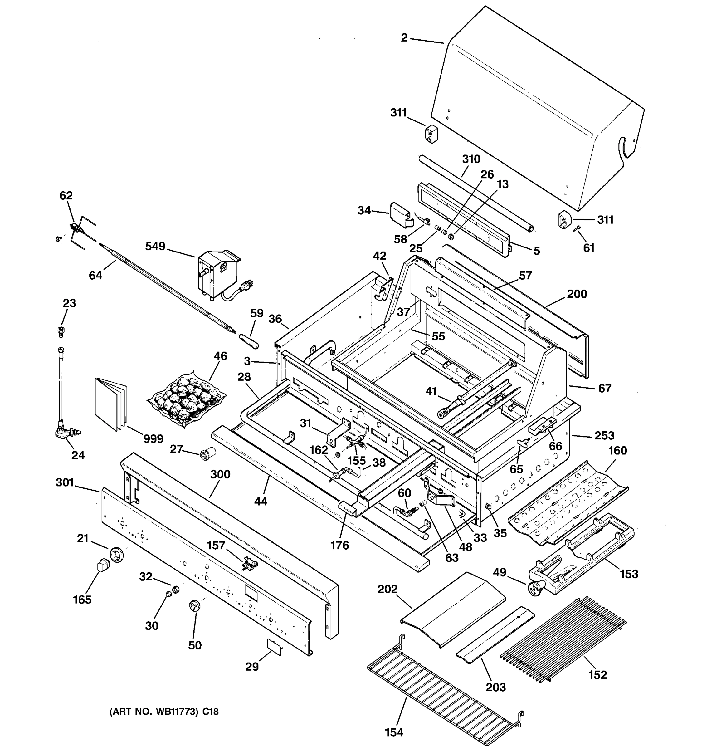 GAS GRILL PARTS