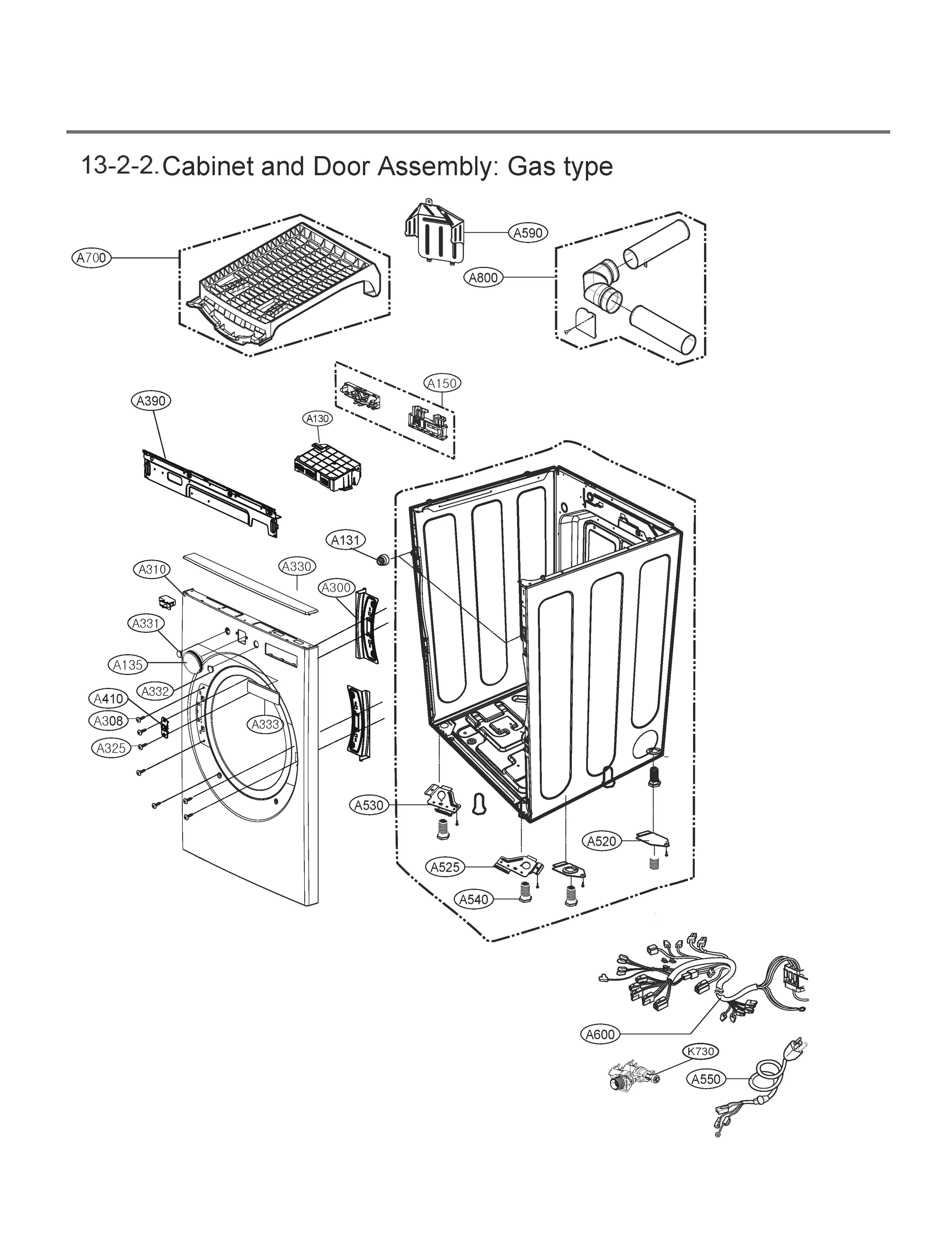 CABINET AND DOOR ASSEMBLY