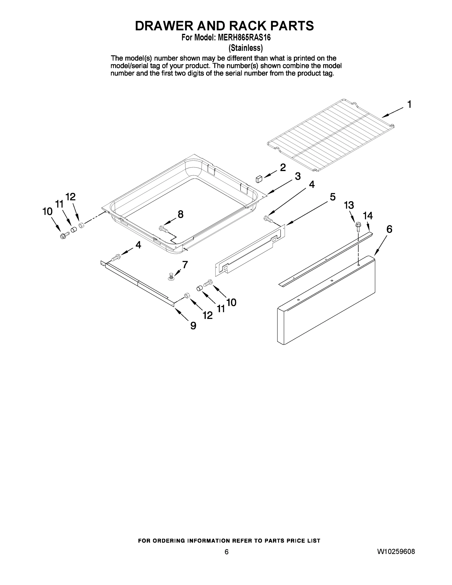 05 - DRAWER AND RACK PARTS