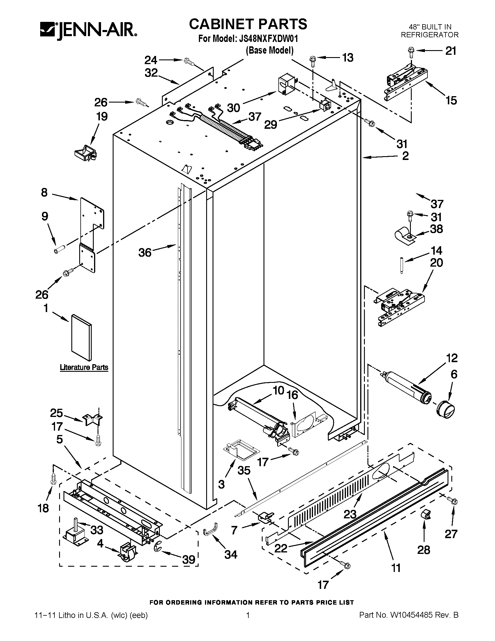 01 - CABINET PARTS