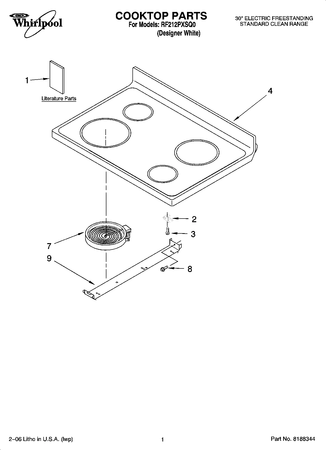 01 - COOKTOP PARTS