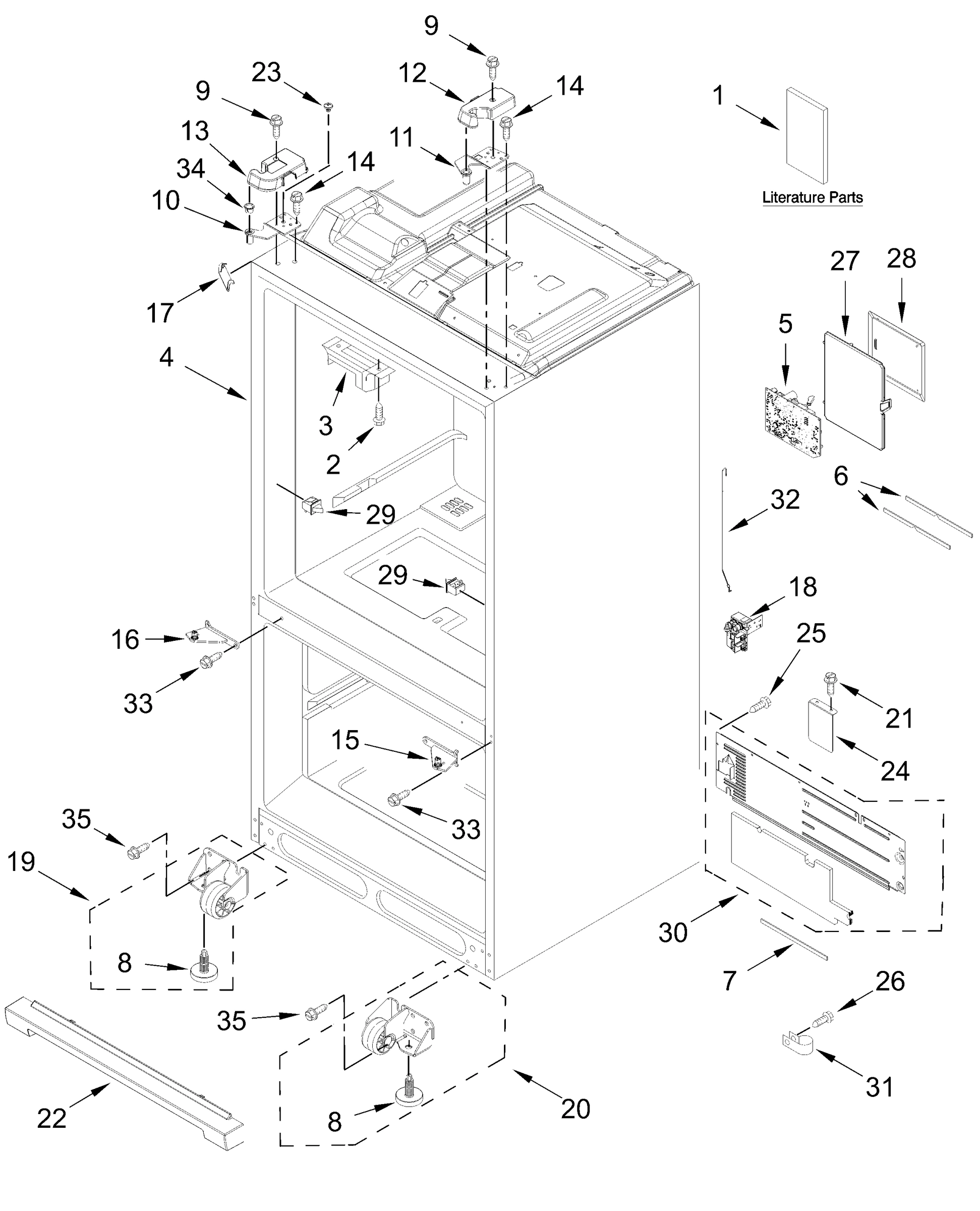 CABINET PARTS