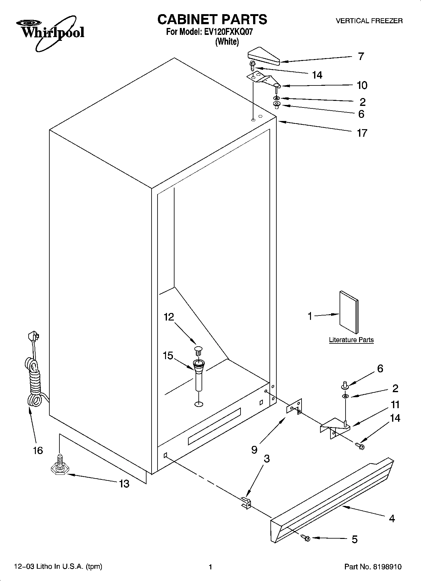 01 - CABINET PARTS