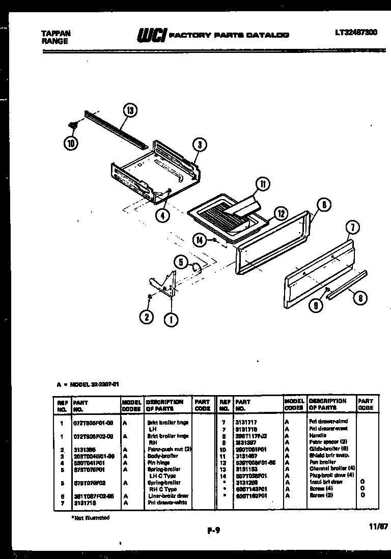 04 - BROILER DRAWER PARTS