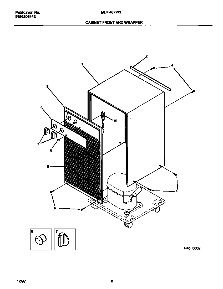 02 - FRONT  CABINET  AND  WRAPPER