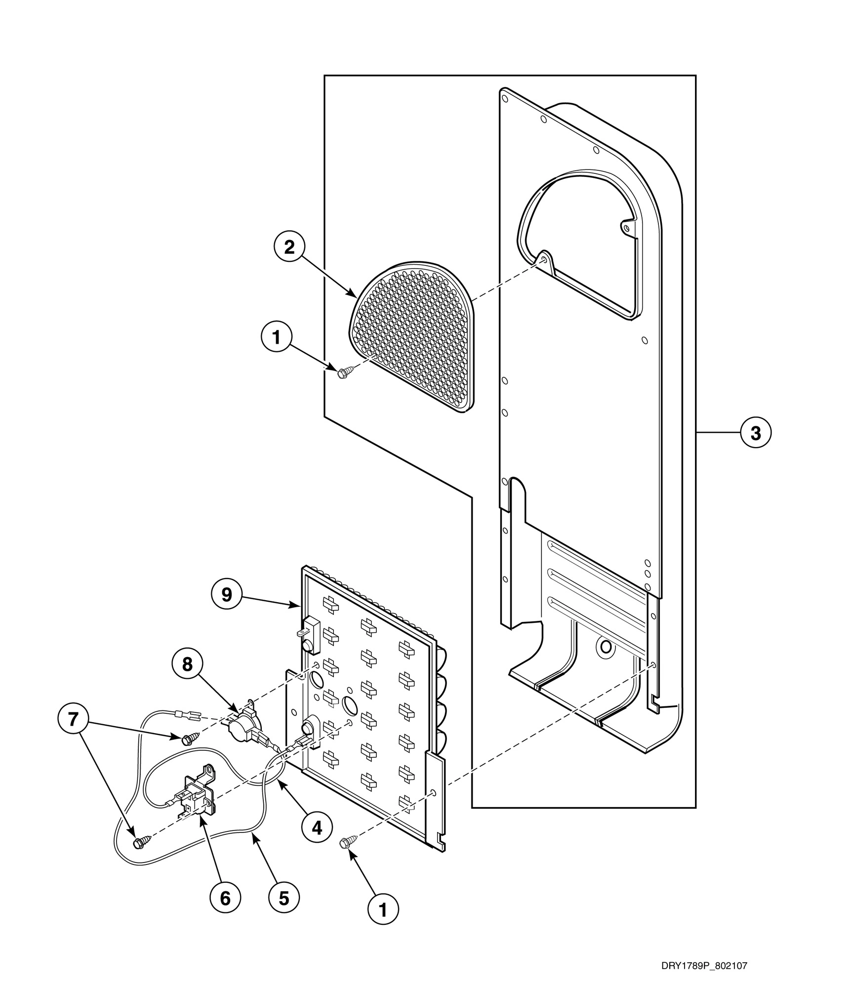 Heater Duct and Element Assembly