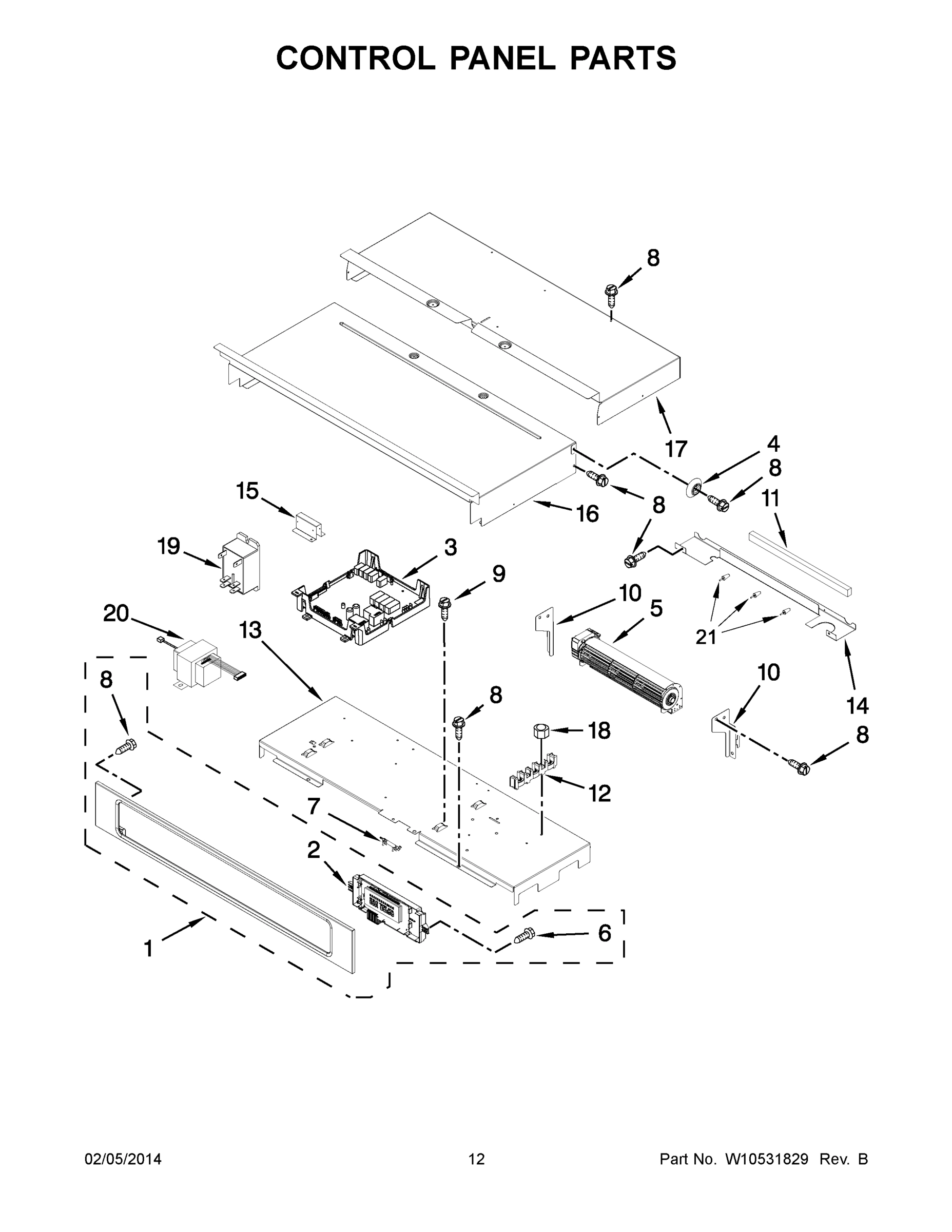 07 - CONTROL PANEL PARTS