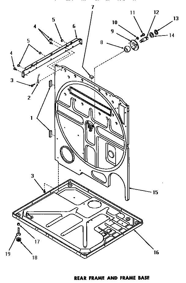 21 - REAR FRAME & FRAME BASE