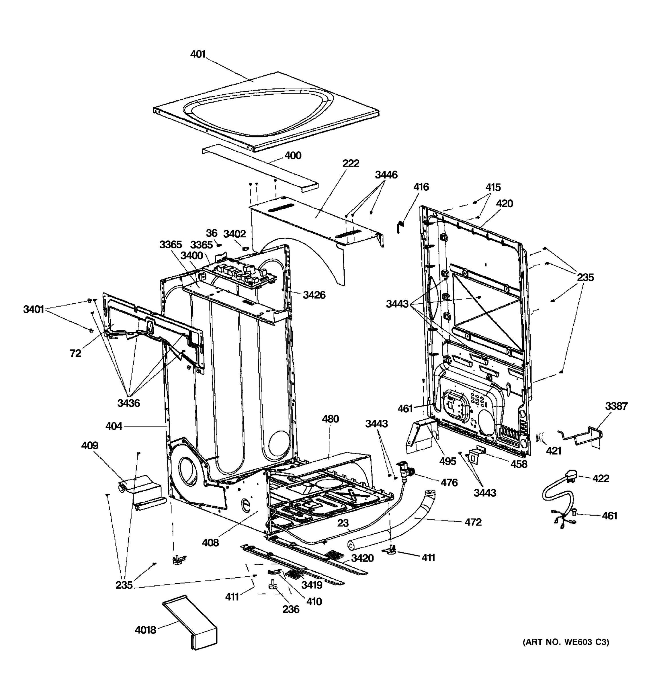 CABINET & TOP PANEL