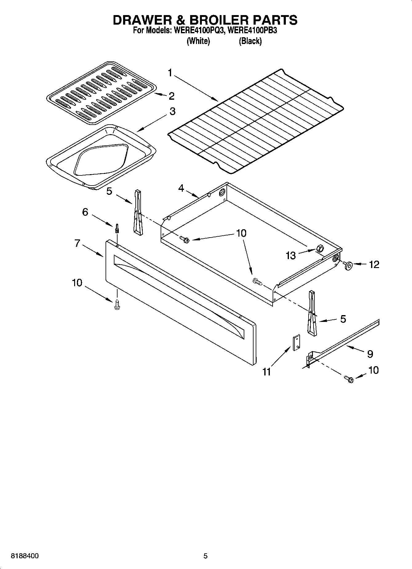04 - DRAWER & BROILER PARTS