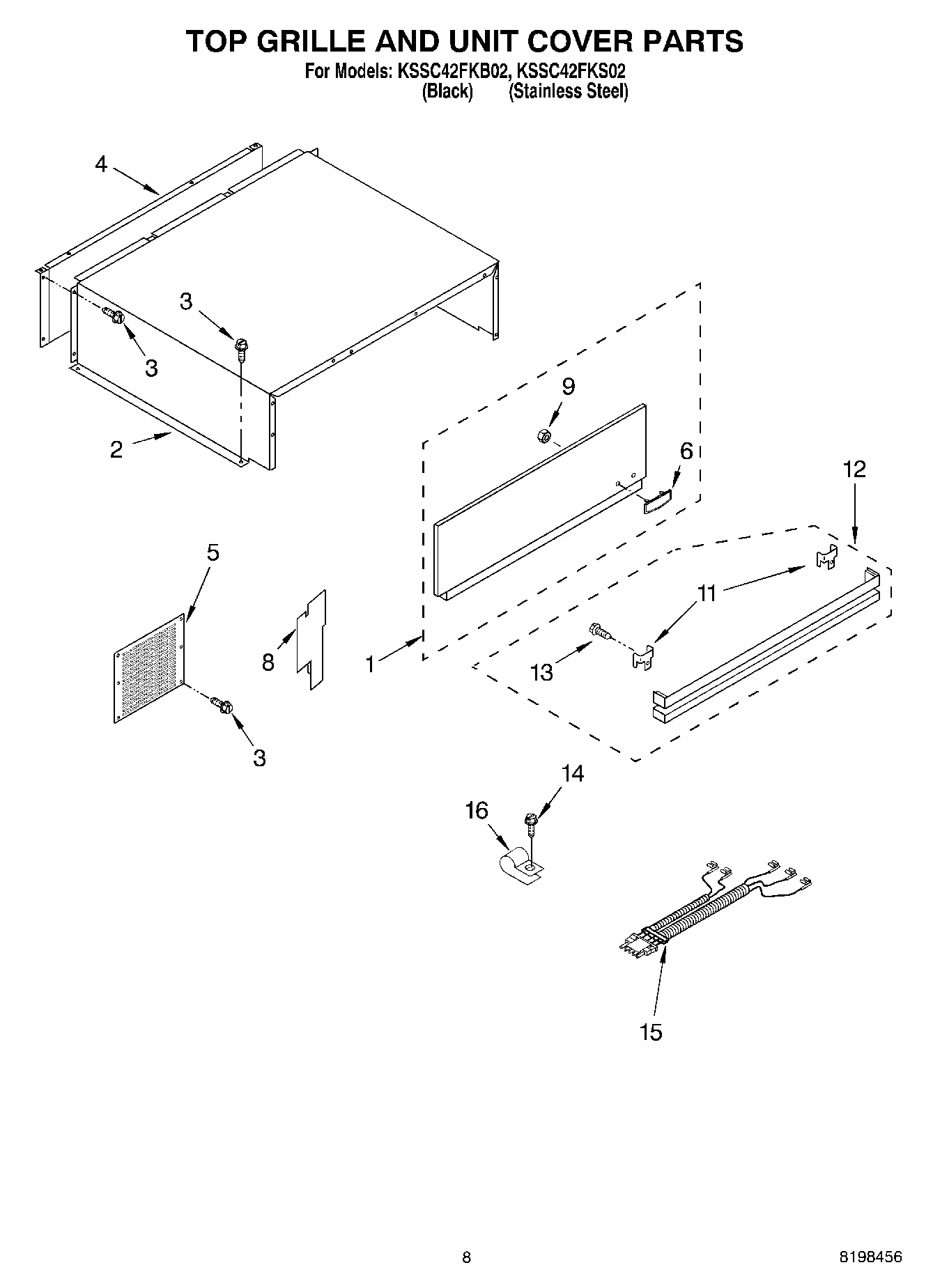 06 - TOP GRILLE AND UNIT COVER PARTS
