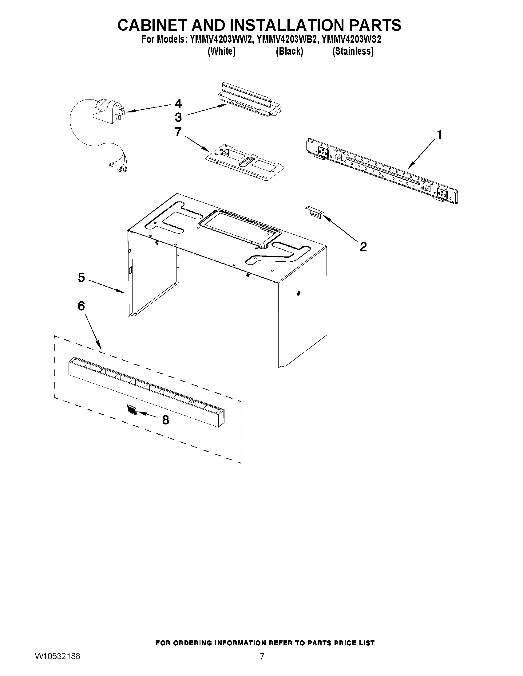 06 - CABINET AND INSTALLATION PARTS