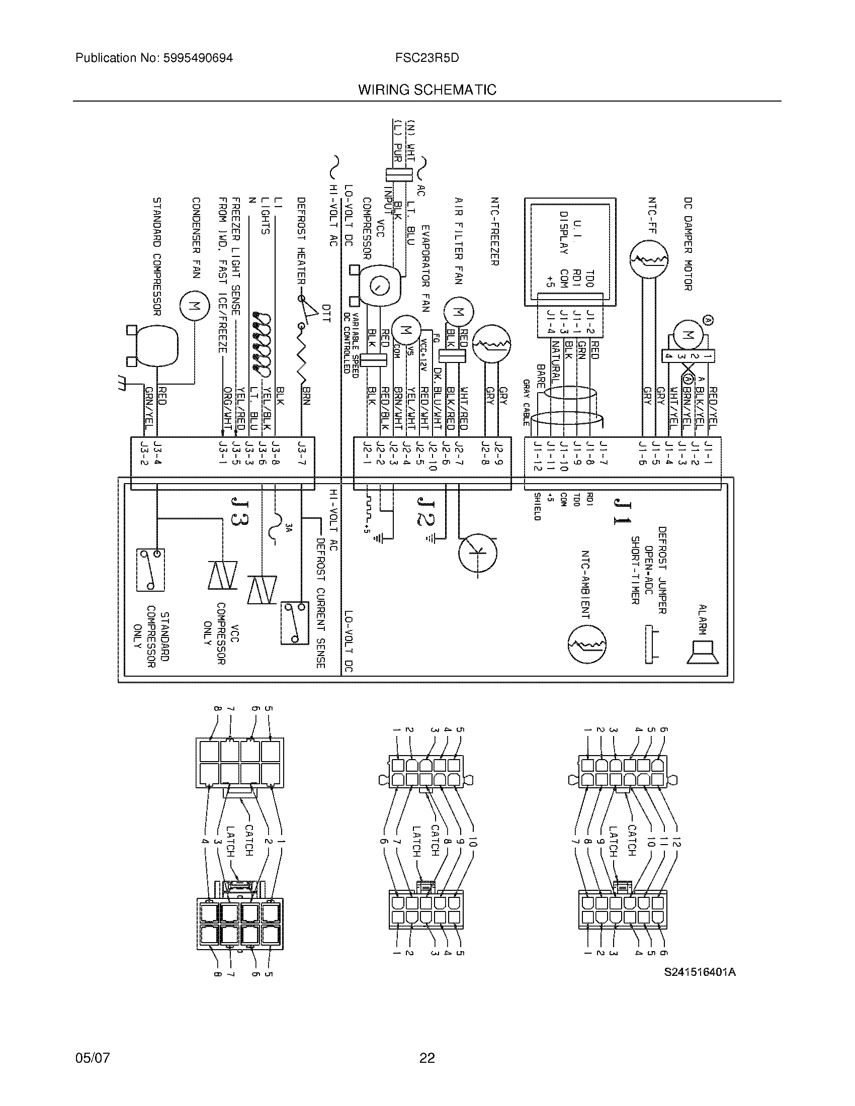 22 - WIRING SCHEMATIC
