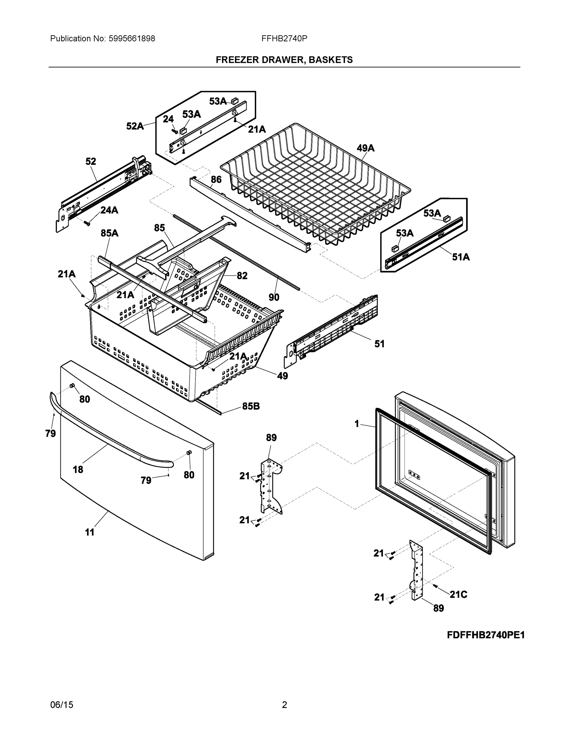 02 - FREEZER DRAWER, BASKETS