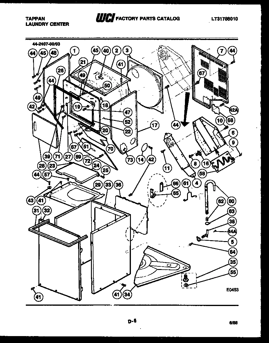 02 - CABINET PARTS AND HEATER