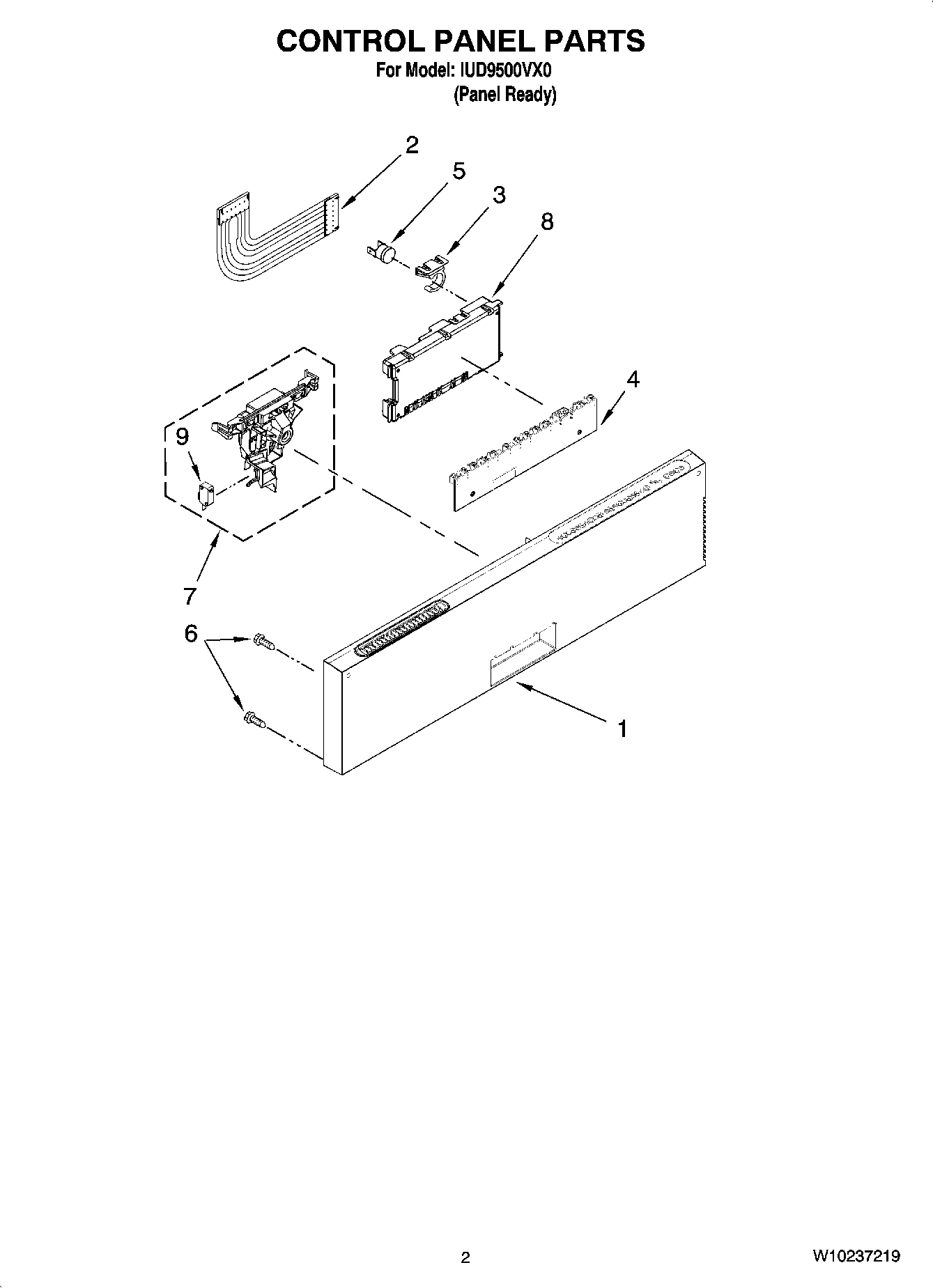 02 - CONTROL PANEL PARTS