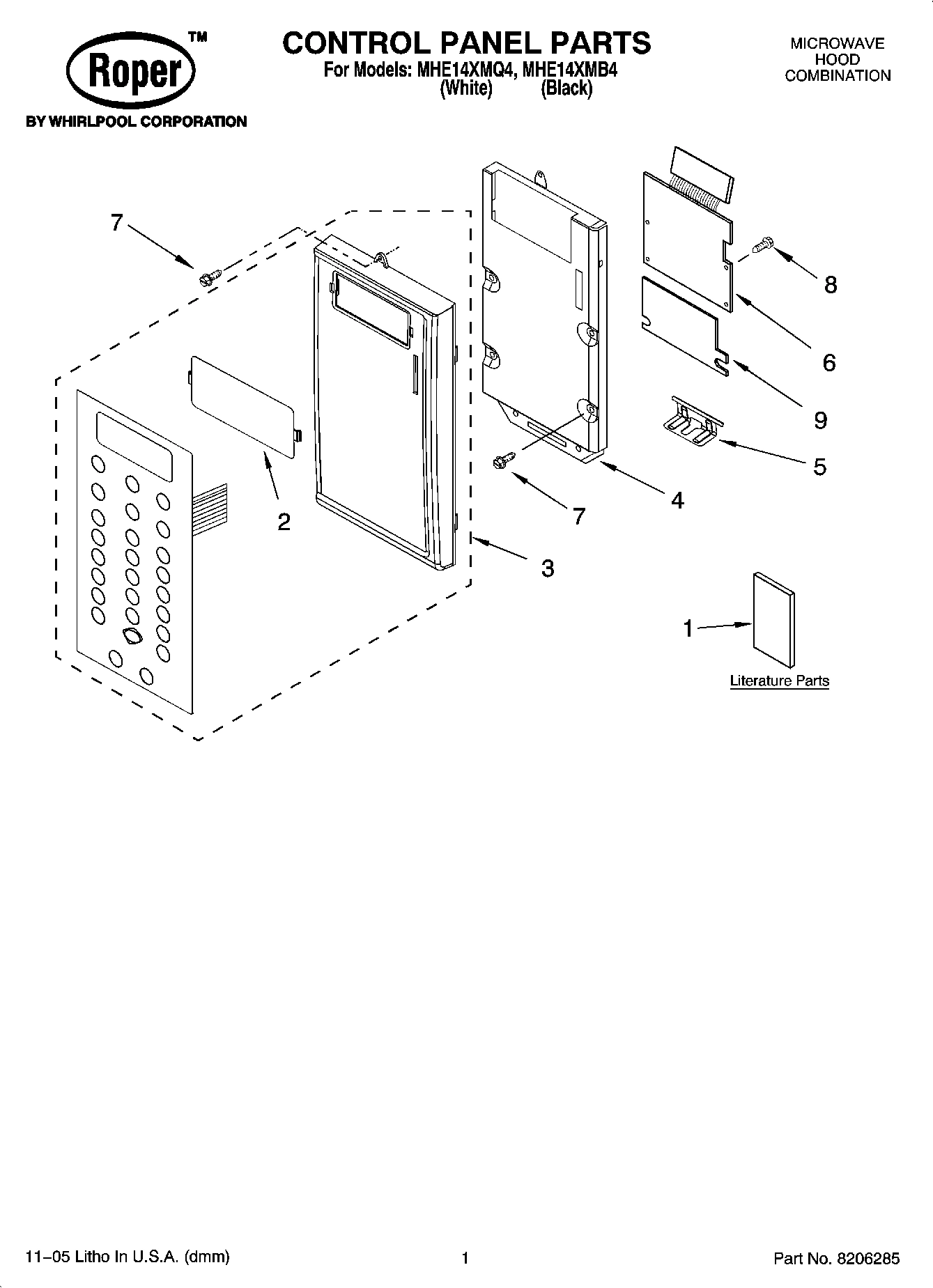 01 - CONTROL PANEL PARTS