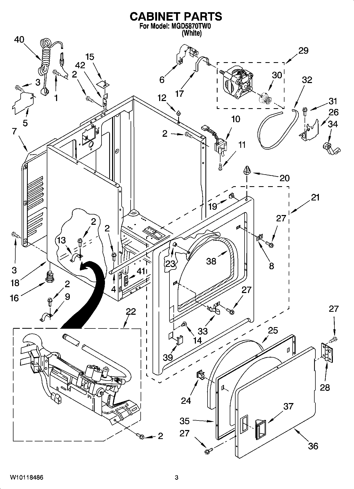 02 - CABINET PARTS