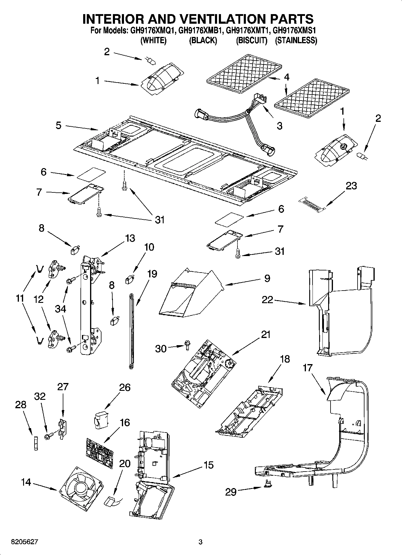 03 - INTERIOR AND VENTILATION PARTS
