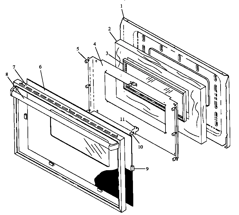 06 - OVEN DOOR ASSY