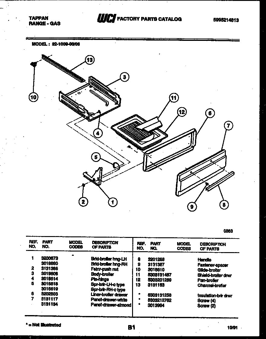 05 - BROILER DRAWER PARTS