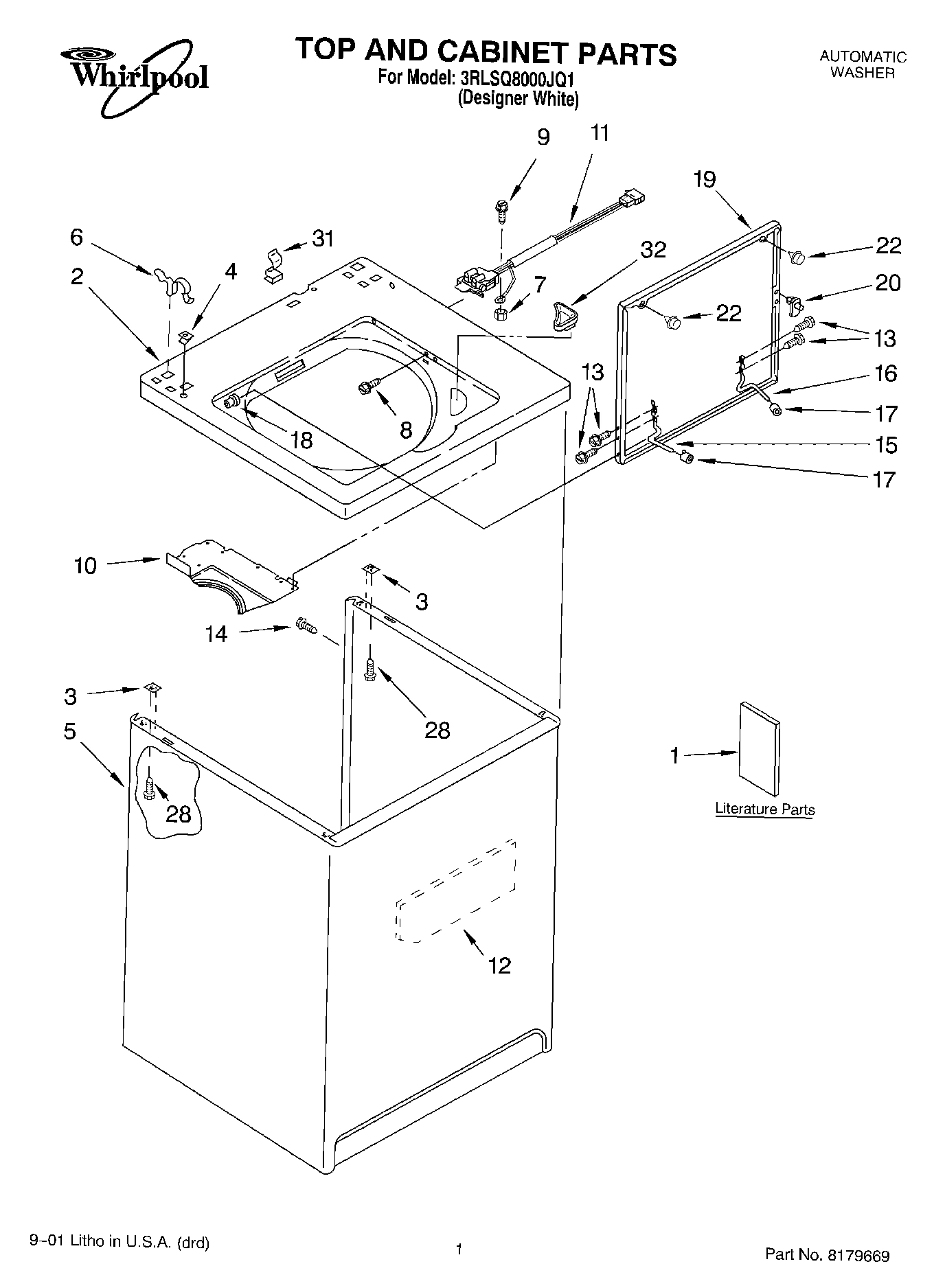 01 - TOP AND CABINET, LITERATURE