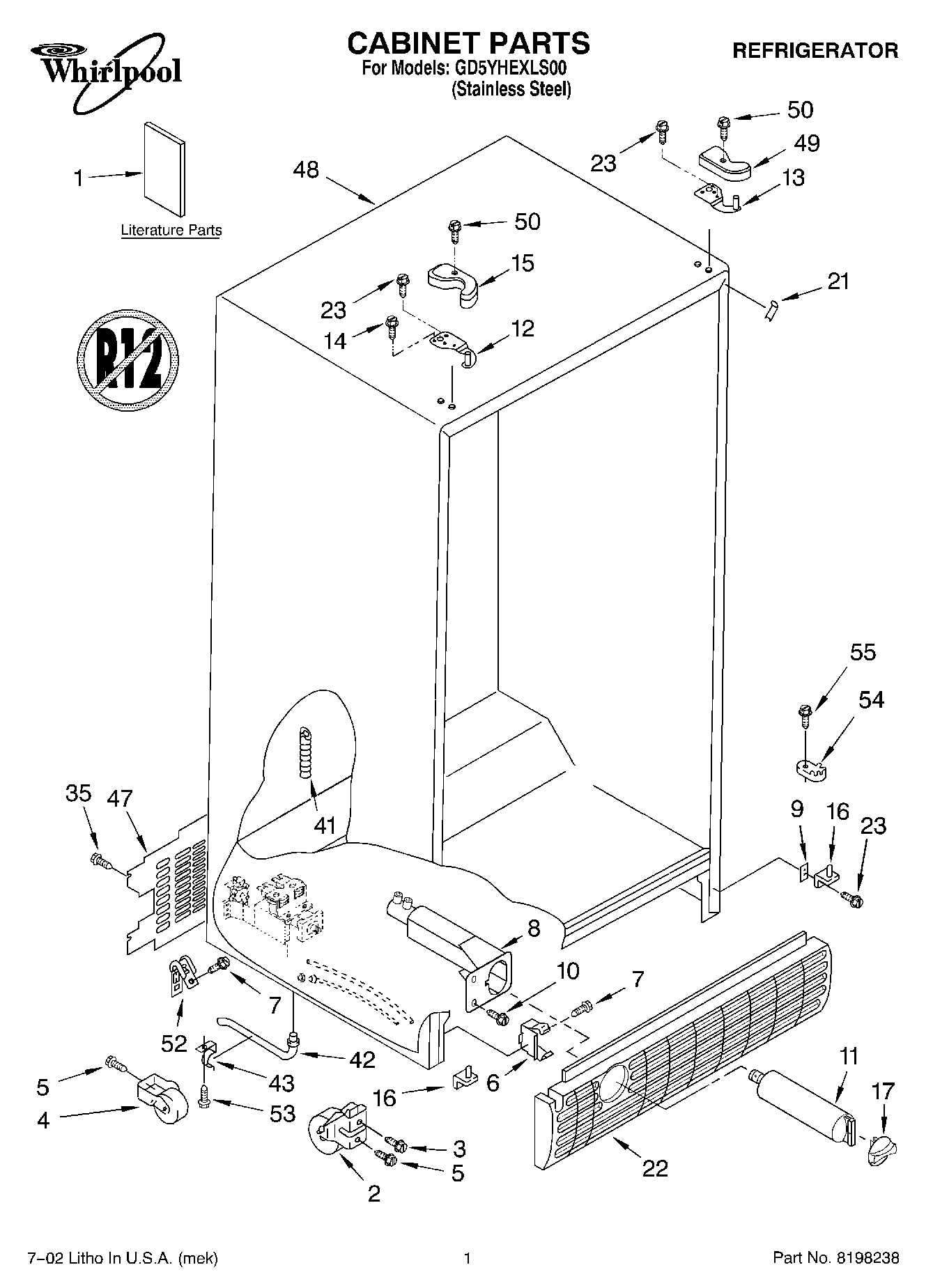 01 - CABINET, LITERATURE