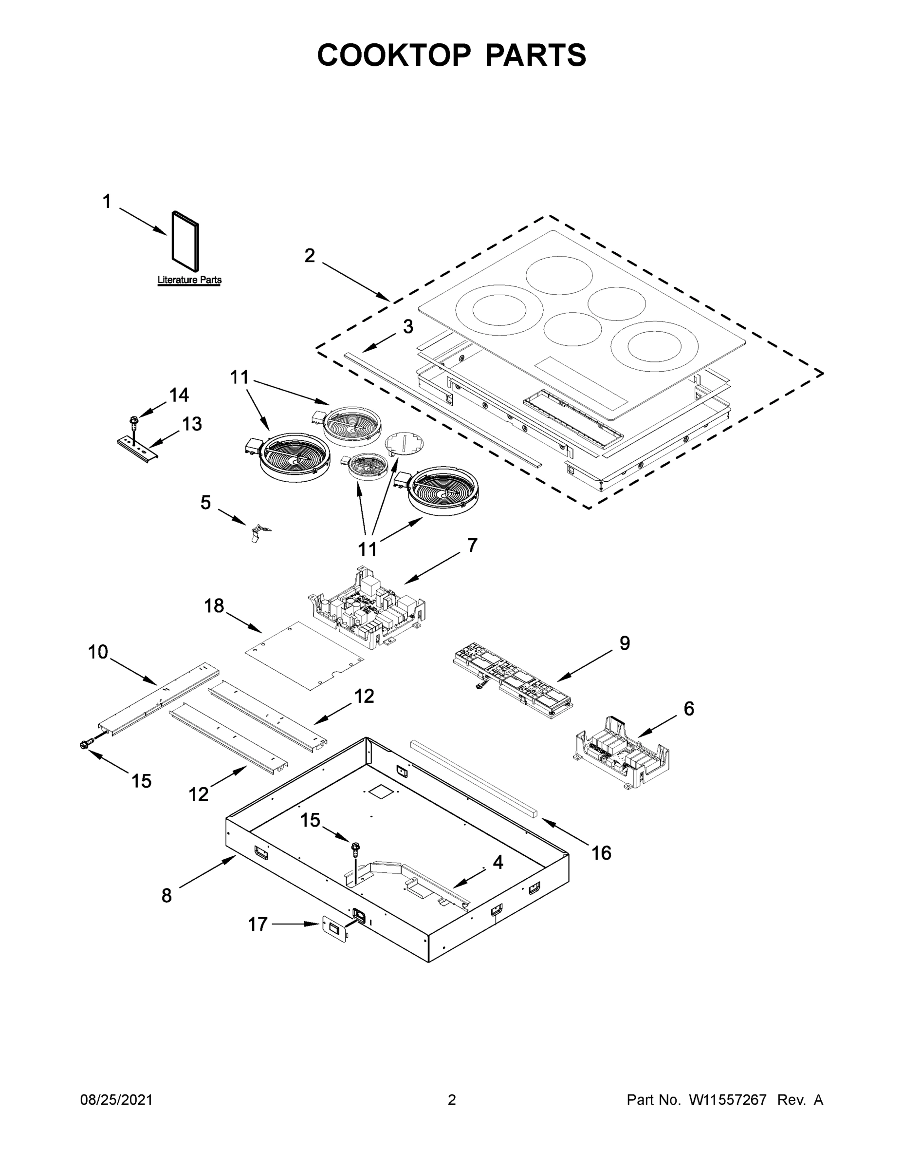 02 - COOKTOP PARTS