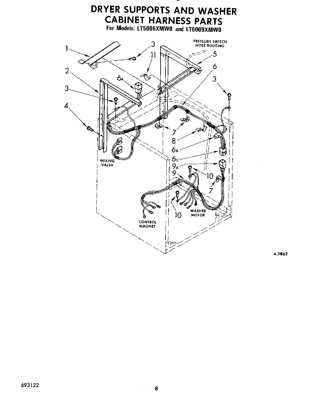 06 - DRYER SUPPORTS AND WASHER CABINET H